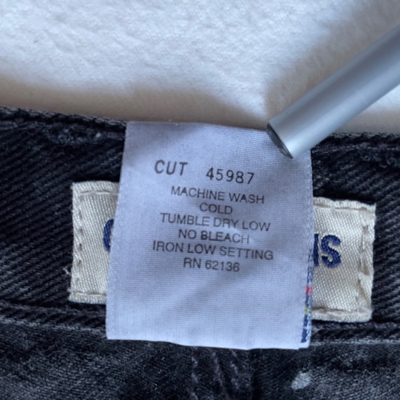 Vintage 80s Guess Jeans Black 28 - Picture 8 of 13
